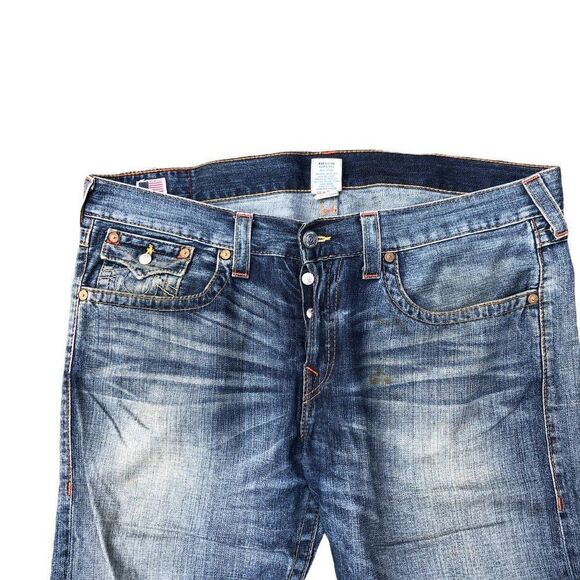 True Religion Jeans Size 38 JACK Blue - Picture 7 of 8